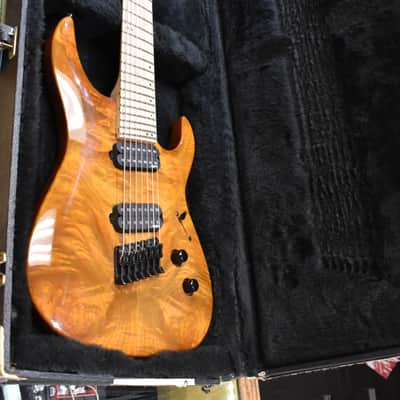 Legator Ninja 200 SE Fanned Fret 7 String 2016 - Walnut image 4