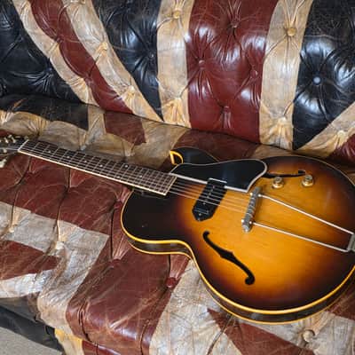 Gibson ES-225T 1956 ARTIST OWNED by JETHRO TULL Studio Thinline Jazz Rock Guitar Brazillian Rosewood, P-90 Florentine Archtop Hollowbody 225 175 image 15