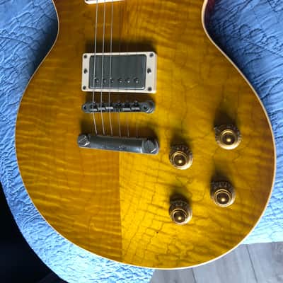 Gibson R8 Custom Shop Les Paul Wildwood Specs 2017 - Lemon Burst image 2