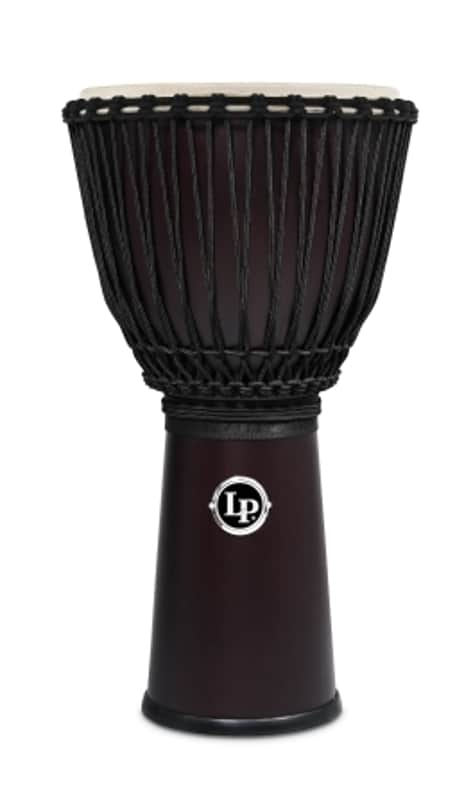 Lp 12-1/2-inch Rope Tuned Siam Walnut Djembe image 1