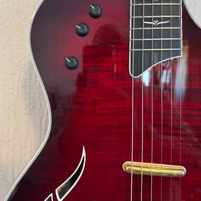 Taylor T5-C1 Custom Maple 2007 - Translucent Red image 21
