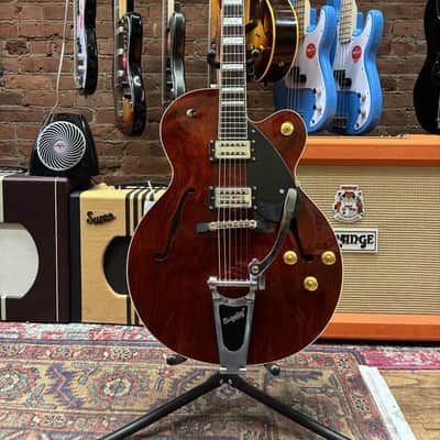 Gretsch Guitars G2420T Streamliner Single-Cutaway Hollowbody Electric Guitar With Bigsby - Walnut Stain image 1