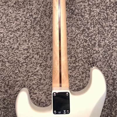 06 Fender Standard Stratocaster with  maple Fretboard David Gilmore emg’s electric guitar 2006 White image 8