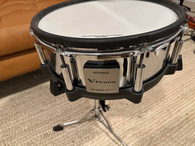 Roland PD-140DS V-Pad 14" Mesh Snare Drum Pad 2010s - Chrome/Black image 1