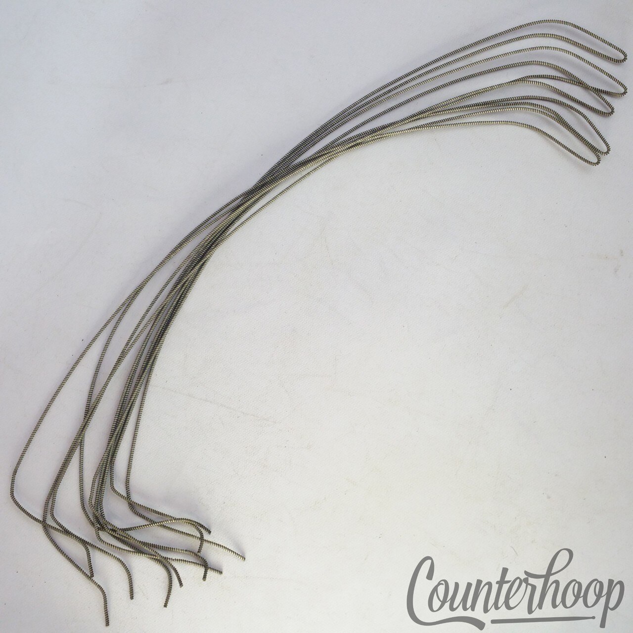 Leedy 15" 10-Strand Snare Drum Coiled Metal over Cloth Wires Vintage 10s USA* — main photograph