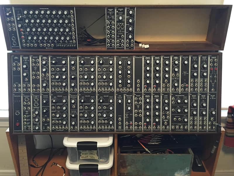 Multiple Dotcom format Modular Synth Studio Walnut image 1