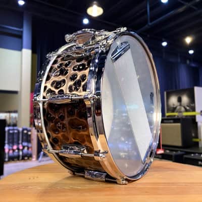Gretsch Hammered Antique Copper 14"x6.5" Snaredrum imagen 2
