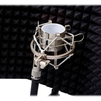 Studio Microphone Diffuser Isolation Sound Absorber Foam Panel Shield Mic Stand Bild 9