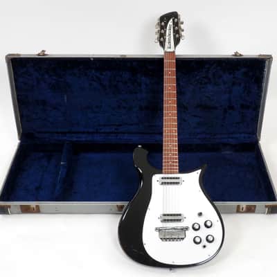 1966 Rickenbacker 450-12 - Jetglo Finish - 12 String & Toaster Pickups - Original Case image 2