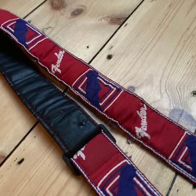 Circa 1980s / 90s Fender Monogrammed Guitar Strap USA image 3