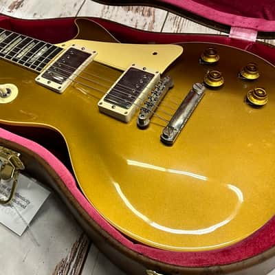 Gibson 1957 Les Paul Custom Shop VOS Gold Top New Unplayed Auth Dlr 8lbs 6oz #623 image 3
