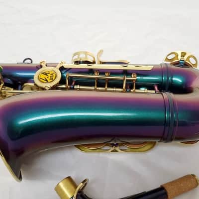 LA Sax Alto Saxophone, with high G key - Chameleon Color image 12