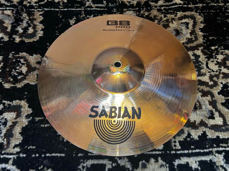 Sabian 12" B8 Pro Marching Band Cymbal (Only 1) image 1