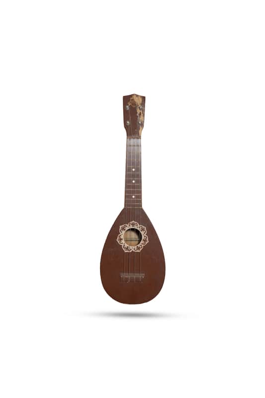 Favilla Teardrop Ukulele Brown 1920s - Brown image 1