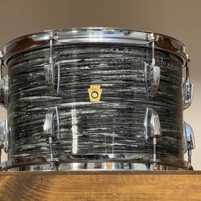 1967 Ludwig 13" Oyster Black Pearl 9x13" Rack Tom image 2