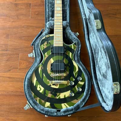 Epiphone Zakk Wylde Signature Les Paul Custom 2003 - 2015 - Camouflage with Bullseye image 3