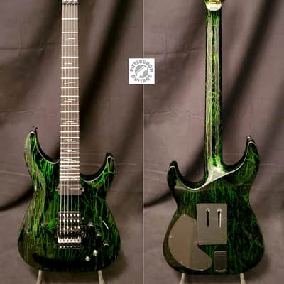 2020 Schecter C-1 FR S Silver Mountain in Toxic Venom; Comes with Gig Bag and Pro-Setup! image 2