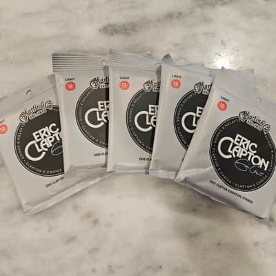5 sets of Martin Eric Clapton signature strings Light gauge 12-54 image 1