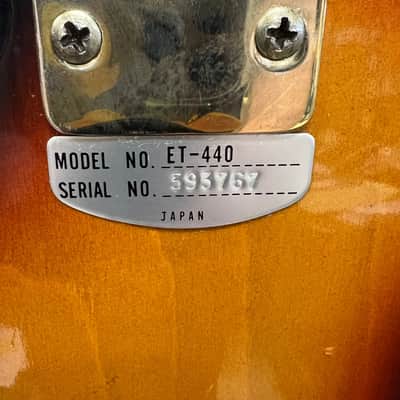 Vintage 1960's Teisco Del Rey ET-440 Spectrum 4 Sunburst Electric Guitar Made in Japan image 22