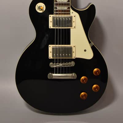 2009 Epiphone Les Paul Standard Ebony image 1