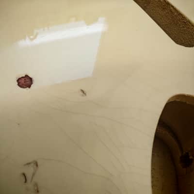 Strat Body - Nitro Heavy Relic Vintage White image 7