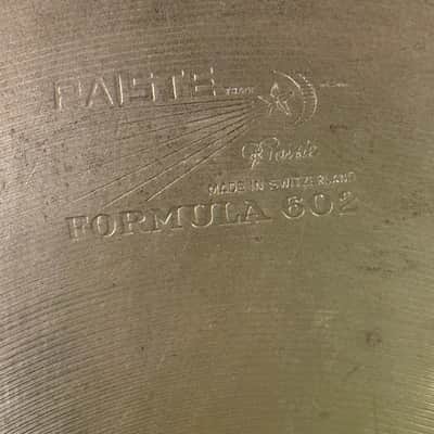 Paiste Vintage Sound Formula 602 14" Crash or Hi-Hat Cymbal 950 Pre Serial Number image 2