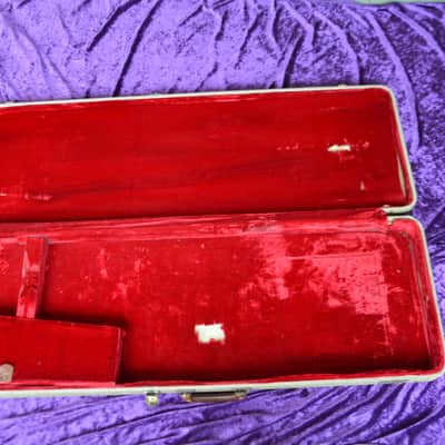 Burns Shadows Bass Case * RARE * made in UK in 1964 * Real vintage, also fits other big basses! * image 13