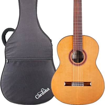 Cordoba C7 Cedar Classical Guitar with Cordoba Polyfoam Case - Solid Cedar top image 1