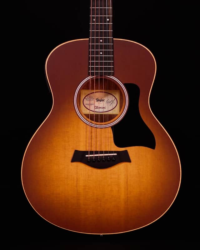 Taylor GS Mini-e, Acoustic Electric Guitar, Honey Sunburst Collection image 1