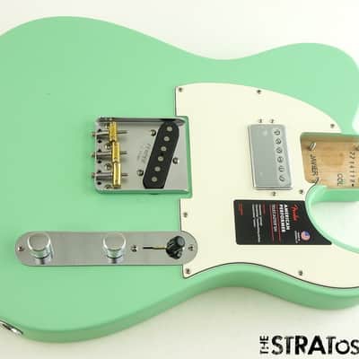 Fender American Performer Humbucker Telecaster LOADED BODY Satin Surf Green. image 1