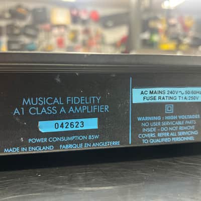 Musical Fidelity A1 25-Watt Integrated Amplifier 2023 - Present - Black image 7