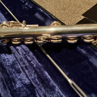 Gemeinhardt 2SP Straght-Headjoint Flute with Offset G 2010s - Silver-Plated image 5