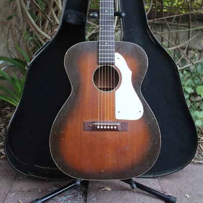 Vintage 1965 Silvertone 600 Series Grand Concert Acoustic Guitar by Harmony USA! image 1