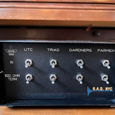 8 Channel Balanced Line Level Vintage Transformer Box: UTC A20, Triad HS66, Gardner Neve console, Parmeko Oil image 1