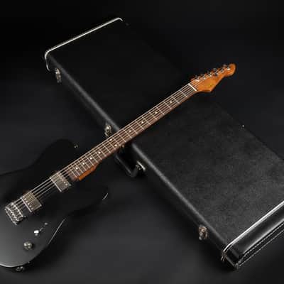 2018 LsL Instruments Baribone Adam Christianson Signature - Black Satin | USA Custom Bariton Telecaster | OHSC image 25