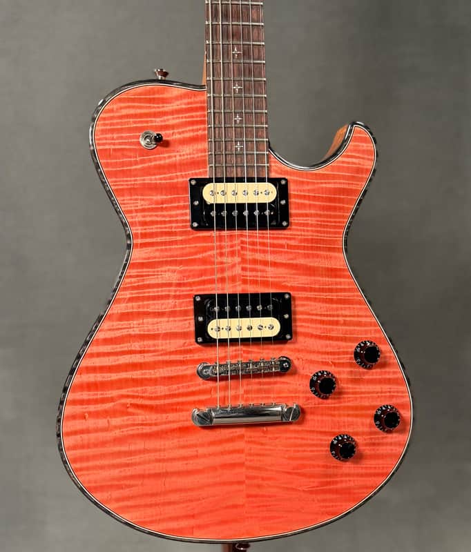 Knaggs Kenai T/S T1 Pink w/ Onyx Binding 2018 - Seymour Duncan Saturday Night Specials image 1