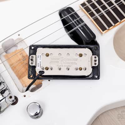 1989 ESP Custom Shop Horizon Custom Vintage Neck Through Guitar White, Near-Mint w/ Floyd Rose, Seymour Duncan image 20