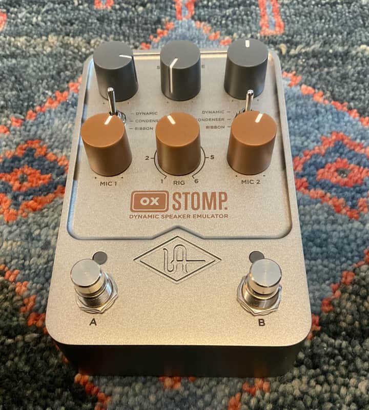 Universal Audio UAFX OX Stomp Dynamic Speaker Emulator Pedal image 1