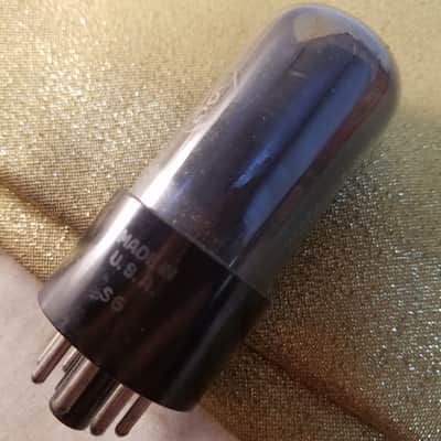 RCA 6V6GT/G tNOS AT1000 TESTED Vacuum Tube greyglass WWII era Beam Power 6V6 1938-1946 image 10
