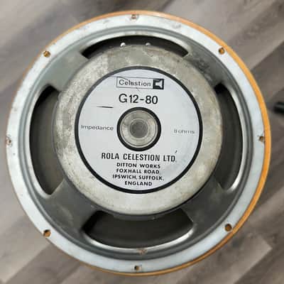 Rola Celestion G12-80 1970s-1980s - Silver image 1