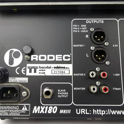 RODEC MX180 Mk 3    4CH DJ Mixer image 9