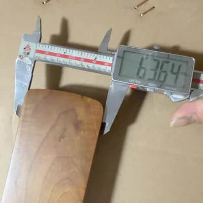 Roasted Flamed Maple Jazz Bass Neck - 20 Frets image 6