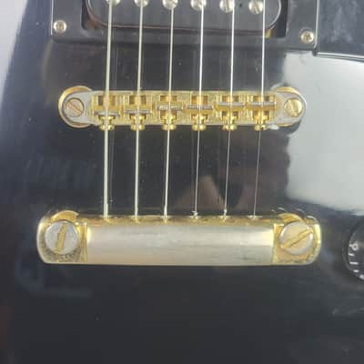 1989 Epiphone Black Beauty 1957 Style Les Paul Custom Modified - Ebony, Made in USA? (First Year Prototype?) image 18