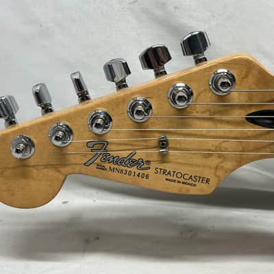 Fender Standard Stratocaster Strat Left Handed Lefty Electric Guitar - Arctic White image 7
