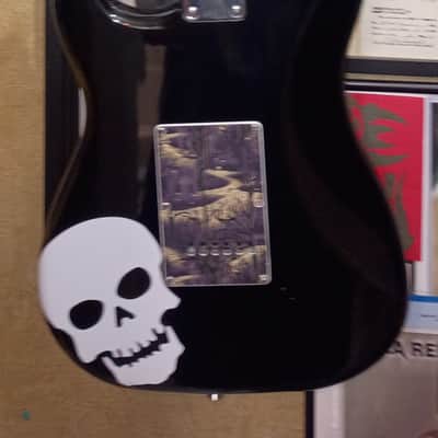rockjam Strat style 2026 - Black with custom vinyl wrap image 2