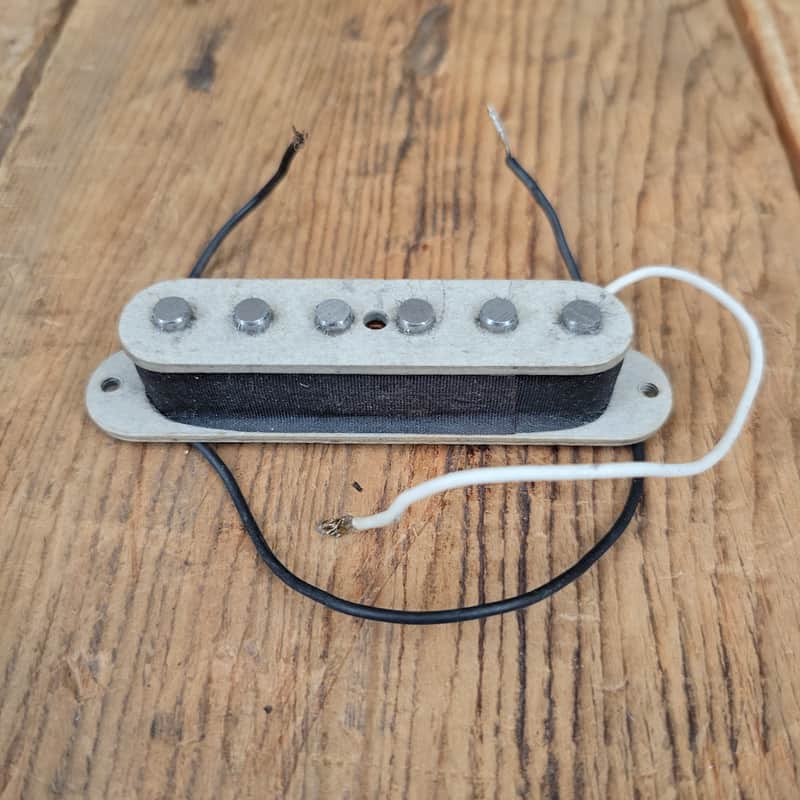 Tokai Strat style pickup Gray bobbin SIlver Star 1980s image 1