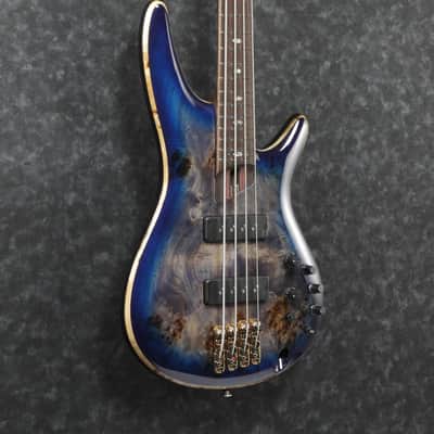 Ibanez SR2600-CBB Premium SR Electric Bass 4-String - Cerulean Blue Burst + Gig Bag image 11