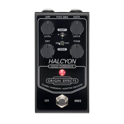 Origin Effects Special Black Edition Halcyon Gold Overdrive Pedal