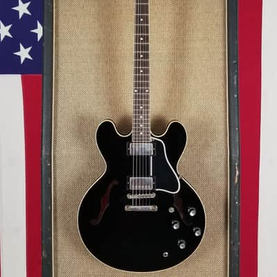 2020 Gibson Custom Shop '61 ES-335 Reissue Ebony VOS Finish COA Included! (301) image 2