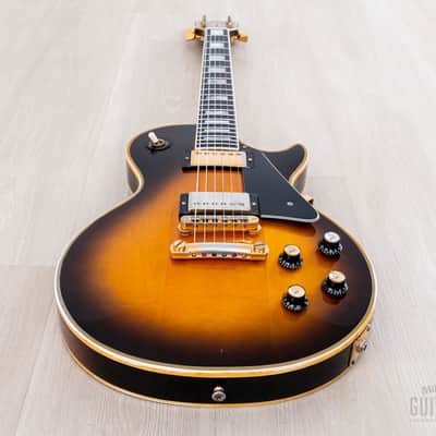 1977 Gibson Les Paul Custom Vintage Guitar Tobacco Sunburst w/ T Tops, Case image 10
